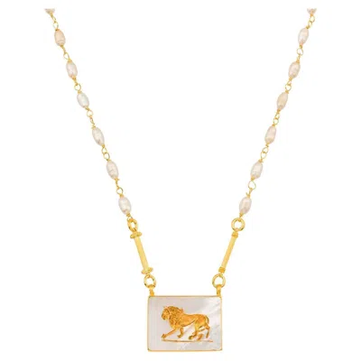 Pre-owned Ece London The Aslan Iii Necklace In Multi