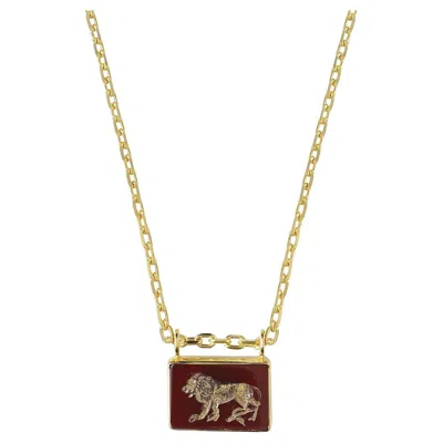 Pre-owned Ece London The Aslan Necklace In Multi