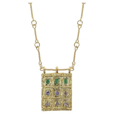 Pre-owned Ece London The Atlas Amulet In Multi