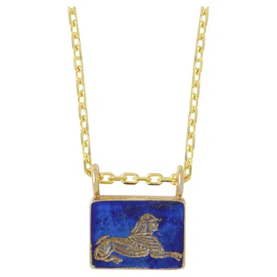 Pre-owned Ece London The Sphinx Necklace In Multi