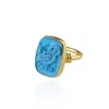 Ece London Women's Blue / Gold The Athens Ring In Multi
