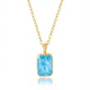 Ece London Women's Blue / Gold The Duality Necklace In Multi