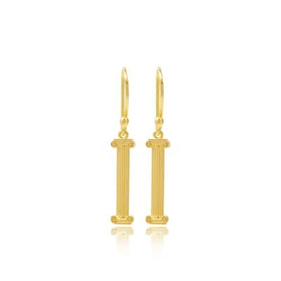 Ece London Women's Gold The Ionic Dangle Earrings