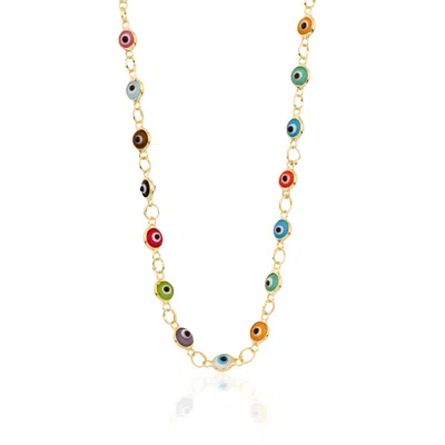 Ece London Women's Gold The Nazar Iii Necklace
