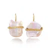 Ece London Women's Gold / White The Diana Pearl Earrings