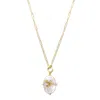 Ece London Women's White / Gold The Pegasus Ii Necklace In Multi