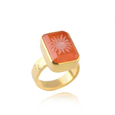 Ece London Women's Yellow / Gold The Helios Ring