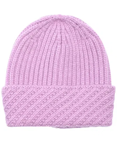 Echo 23 Bias Cuff Chunky Beanie In Amethyst