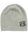 Echo 23 Embroidered Beanie In Silver,leopard