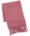 Echo 23 Plush Boucle Fringe Scarf In Peony