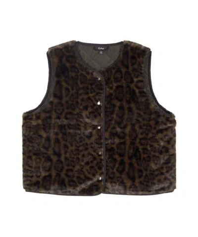 Echo Animal Hillside Vest In Deep Olive