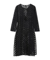 Echo Astrid Longline Lace Beach Dress In Black