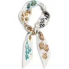 Echo At Sea Silk Ribbon Scarf In Green
