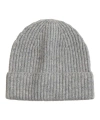 Echo Basic Cardigan Stitch Beanie In Gray