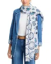 Echo Batik Patch Wrap In White
