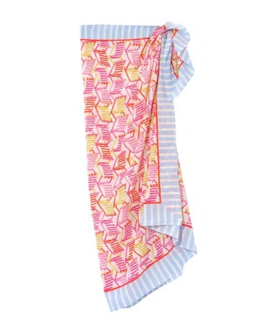 Echo Beach Lounge Sarong In Pink
