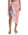 Echo Beach Lounge Sarong Swim Cover-up In Orange