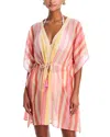 Echo Cabana Caftan Swim Cover-up In Pink