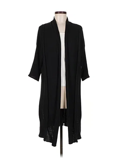 Pre-owned Echo Cardigan Sweater In Black