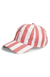 Echo Cassis Stripe Cotton Baseball Cap In Multi