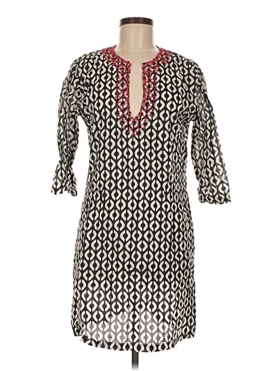 Pre-owned Echo Casual Dress In Black