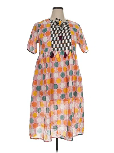 Pre-owned Echo Casual Dress In Orange