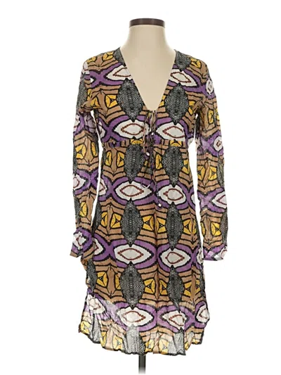 Pre-owned Echo Casual Dress In Purple