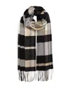 Echo Central Park Plaid Scarf In Black
