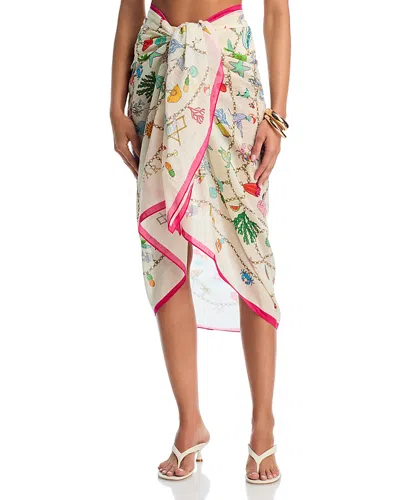 Echo Charmed Sarong Swim Cover-up In Multi