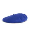 Echo Classic Wool Beret In Blue