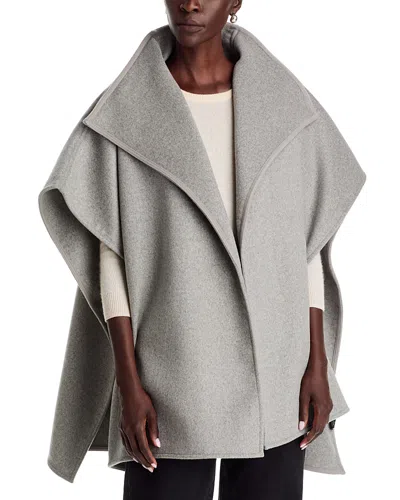 Echo Collar Ruana Scarf In Gray