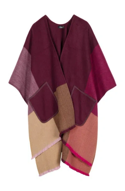 Echo Colormix Ruana In Purple