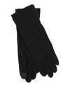 Echo Comfort Stretch Long Touch Glove In Black