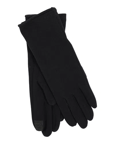 Echo Comfort Stretch Long Touch Glove In Black