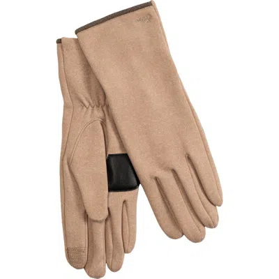 Echo Comfort Stretch Long Touch Glove In Brown