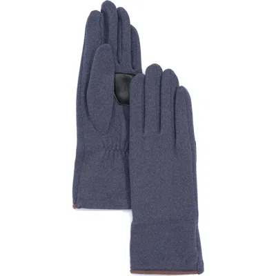 Echo Comfort Stretch Long Touch Glove In Denim Blue