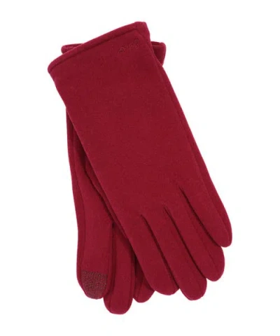 Echo Comfort Stretch Touch Glove In Red