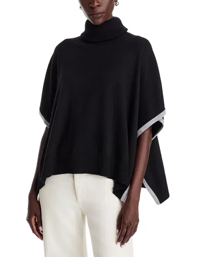 Echo Cozy Cowl Poncho In Black