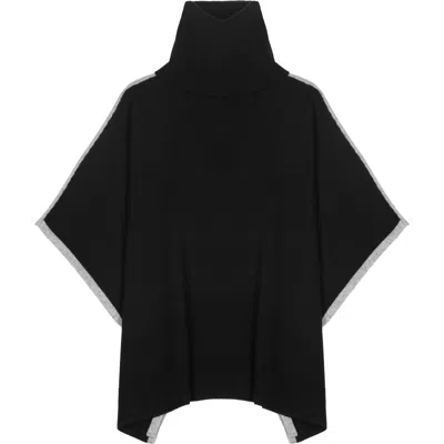 Echo Cozy Cowl Pullover In Black