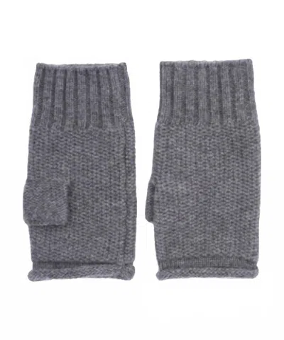 Echo Crosby Fingerless Glove In Grey Heather In Gray