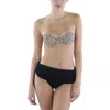 Echo Design Womens Printed Underwire Swim Top Separates In Multi