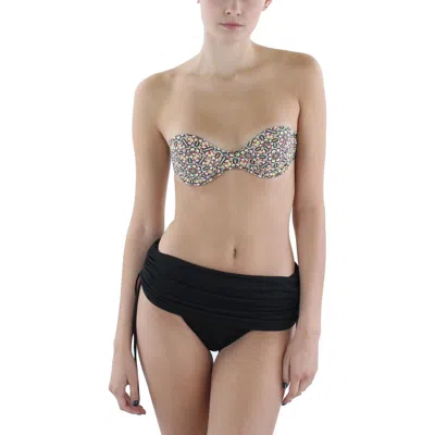 Echo Design Womens Printed Underwire Swim Top Separates In Multi