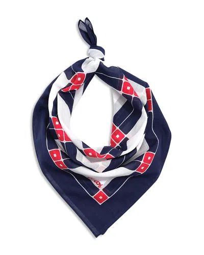 Echo Domino Bandana In Blue