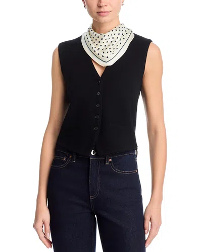 Echo Dot Diamond Silk Scarf In Gray