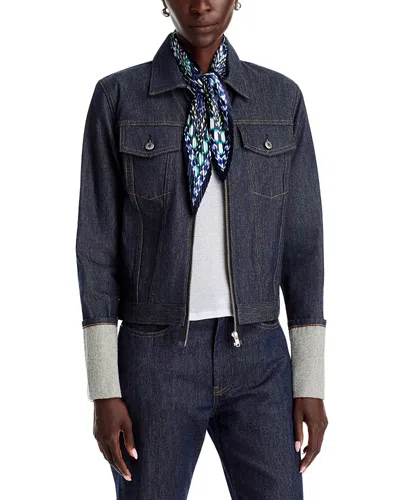 Echo Dots On Dots Pleated Diamond Scarf In Navy