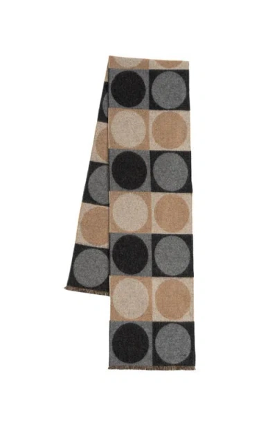 Echo Dotty Scarf In Brown