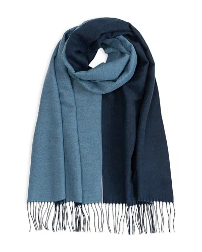 Echo Double Face Scarf In Blue