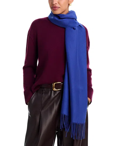 Echo Double Face Scarf In Blue