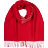 Echo Double Face Scarf In Red