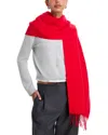 Echo Double Face Scarf In Red